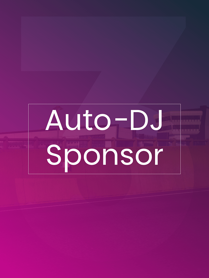 AutoDJ Sponsor - 3 Months product image (1)