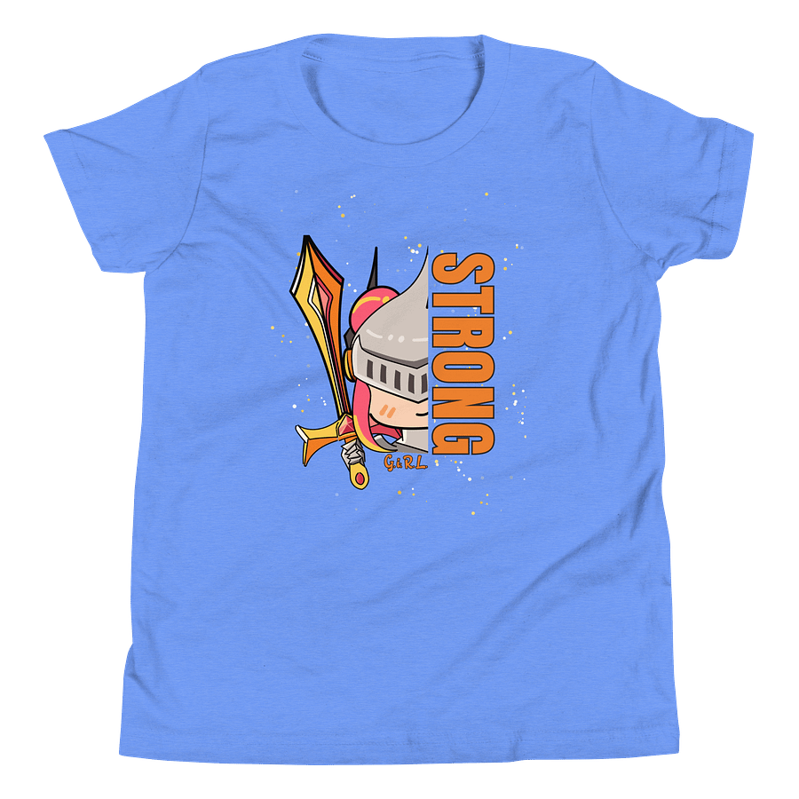 Gamer girl shirt - Strong from Level Up series by G.i.R.L. youth product image (2)