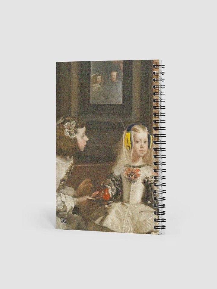 Radio Meninas by Frank Fonik, EDM Techno Spiral Notebook product image (2)