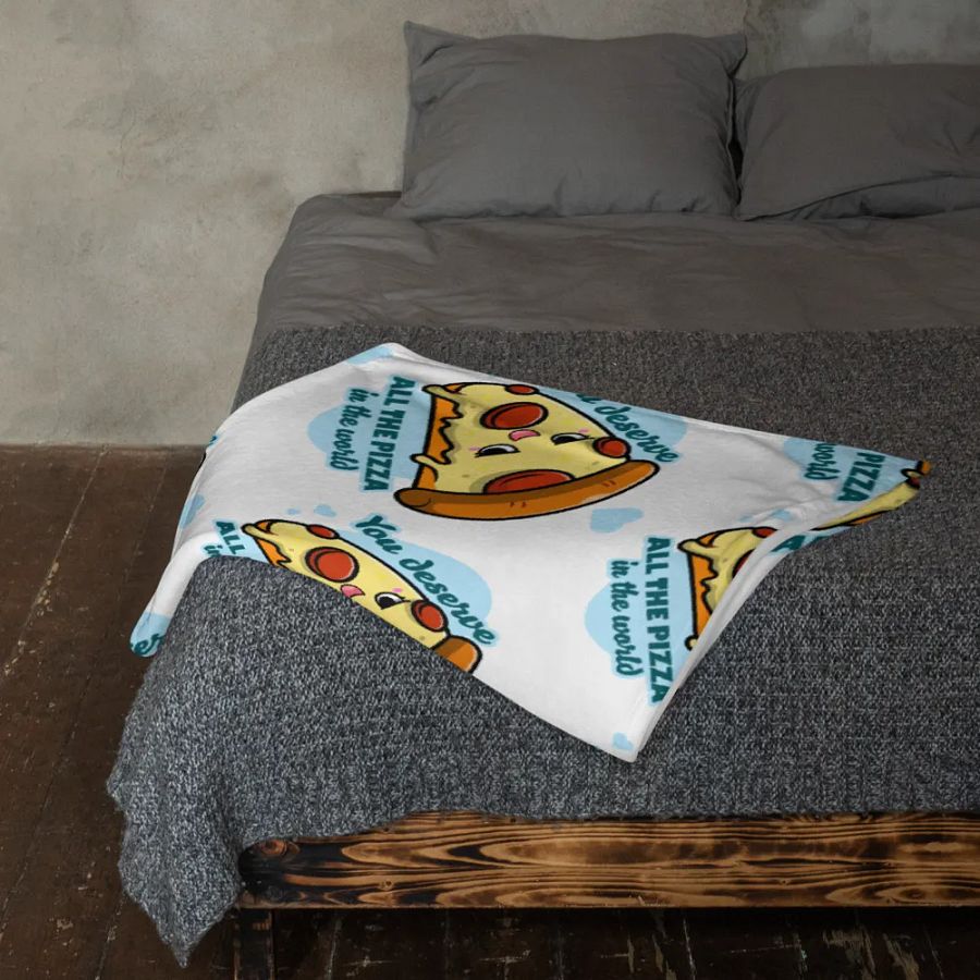Pizza Fiesta Throw Blanket product image (12)