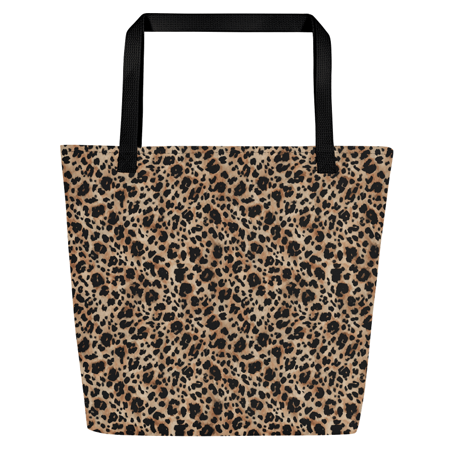 Brown Leopard Pattern Tote Bag product image (1)