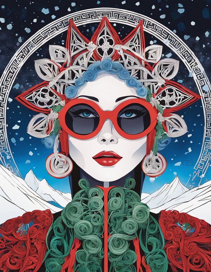 Winter Wiccan 05 - Instant Download product image (1)