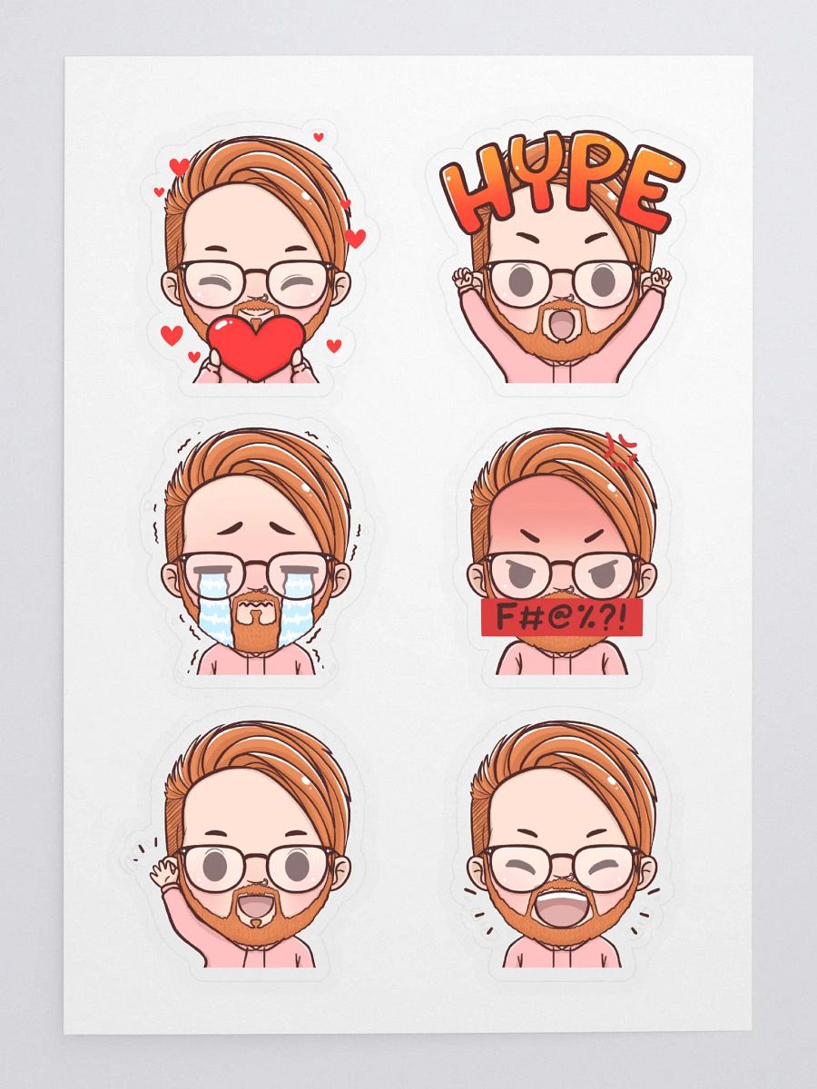 Emote Extravaganza Sticker Sheet product image (3)