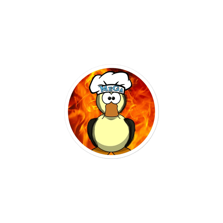 Burnt Duck Sticker product image (1)