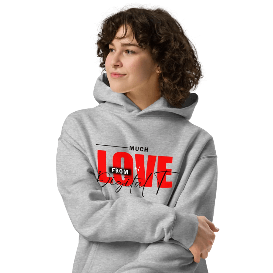 Premium Oversized Hoodie (Red & Black product image (4)