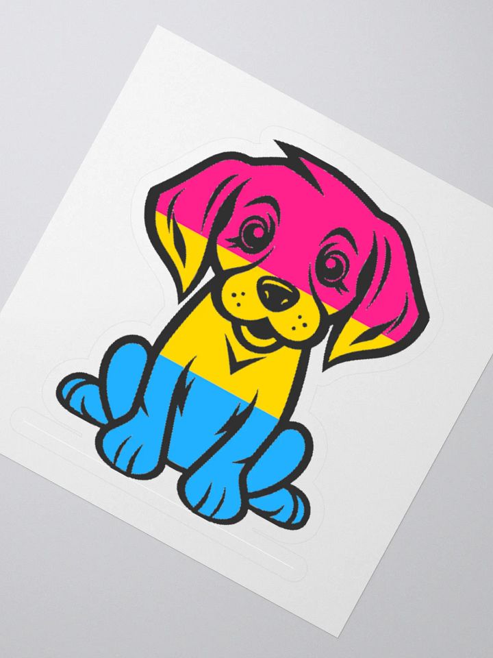 Pansexual Pride Puppy Sticker product image (2)