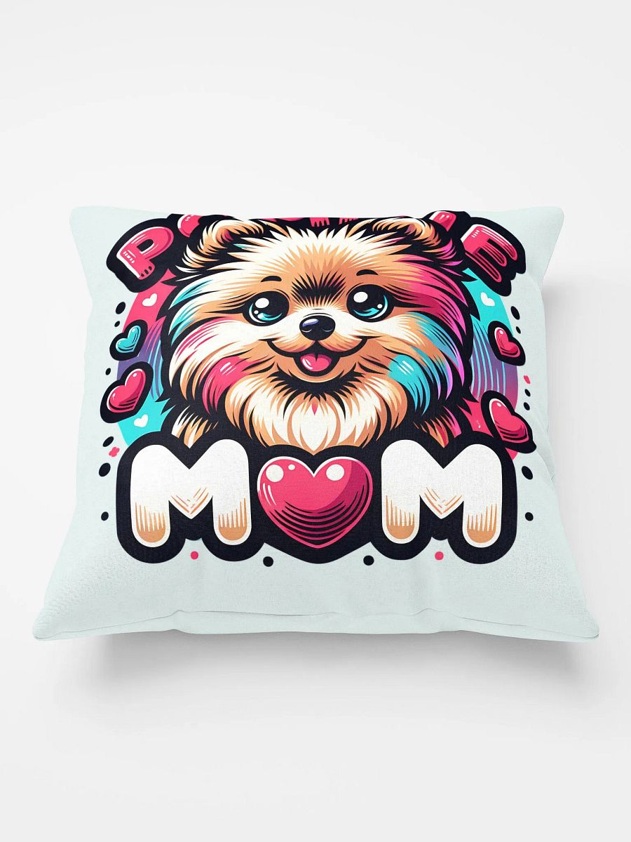 Pommie Mom Design with Colorful Pomeranian and Hearts product image (2)