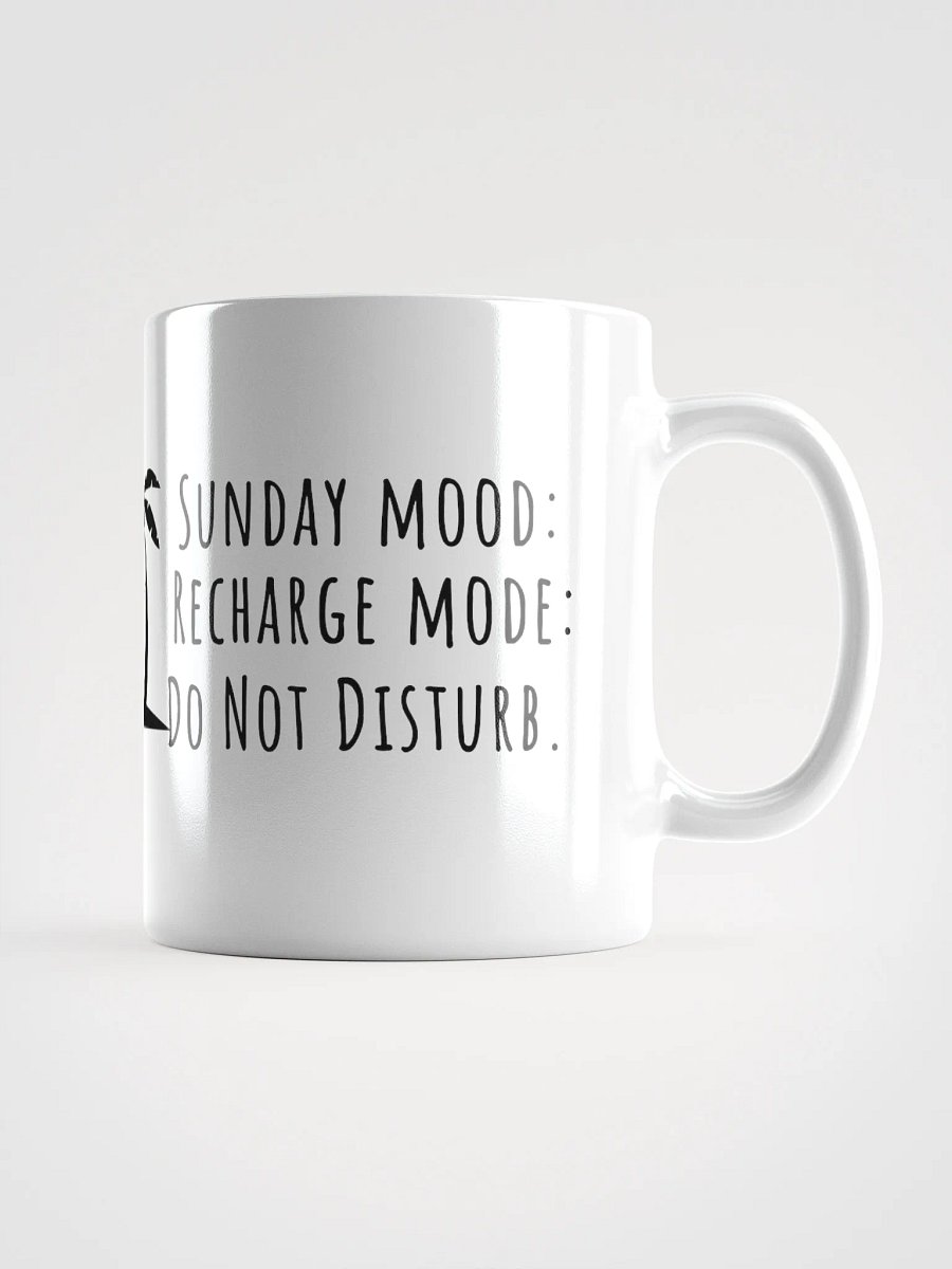 Sunday Mood Mug: Recharge Mode with Palm Trees – Your Do Not Disturb Vibe!" product image (3)
