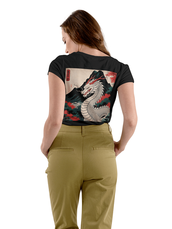 Ryoshin - Shiro no Ryū (White Dragon), Ancient Ryū Collection, T-Shirt, Back Design product image (1)