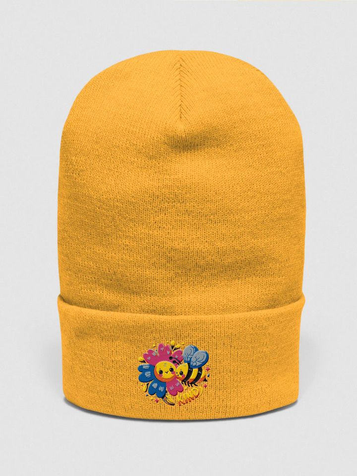Kindness Buzz Embroidered Beanie - "Bee" Kind product image (1)