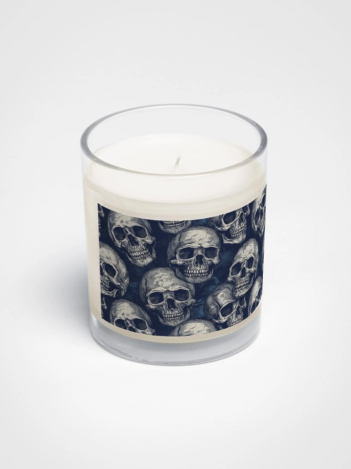 Intricate Skull Pattern Soy Wax Candle product image (2)