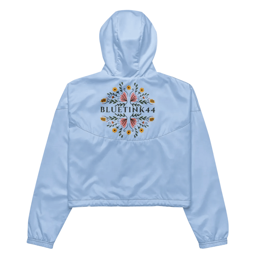 BlueTink44 Vintage Floral Bliss Women's Windbreaker product image (5)