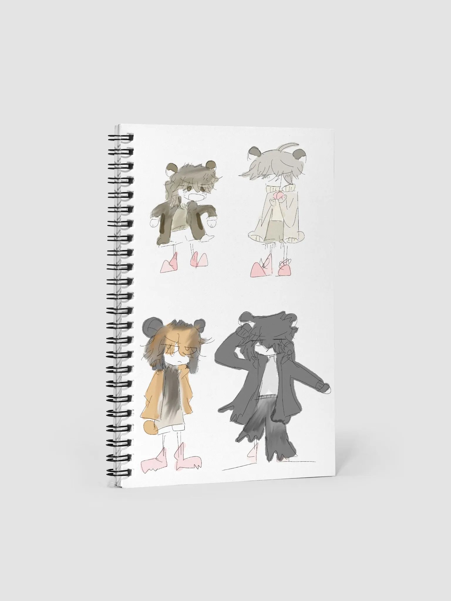 365!! daily character dictionary hamster note book product image (1)