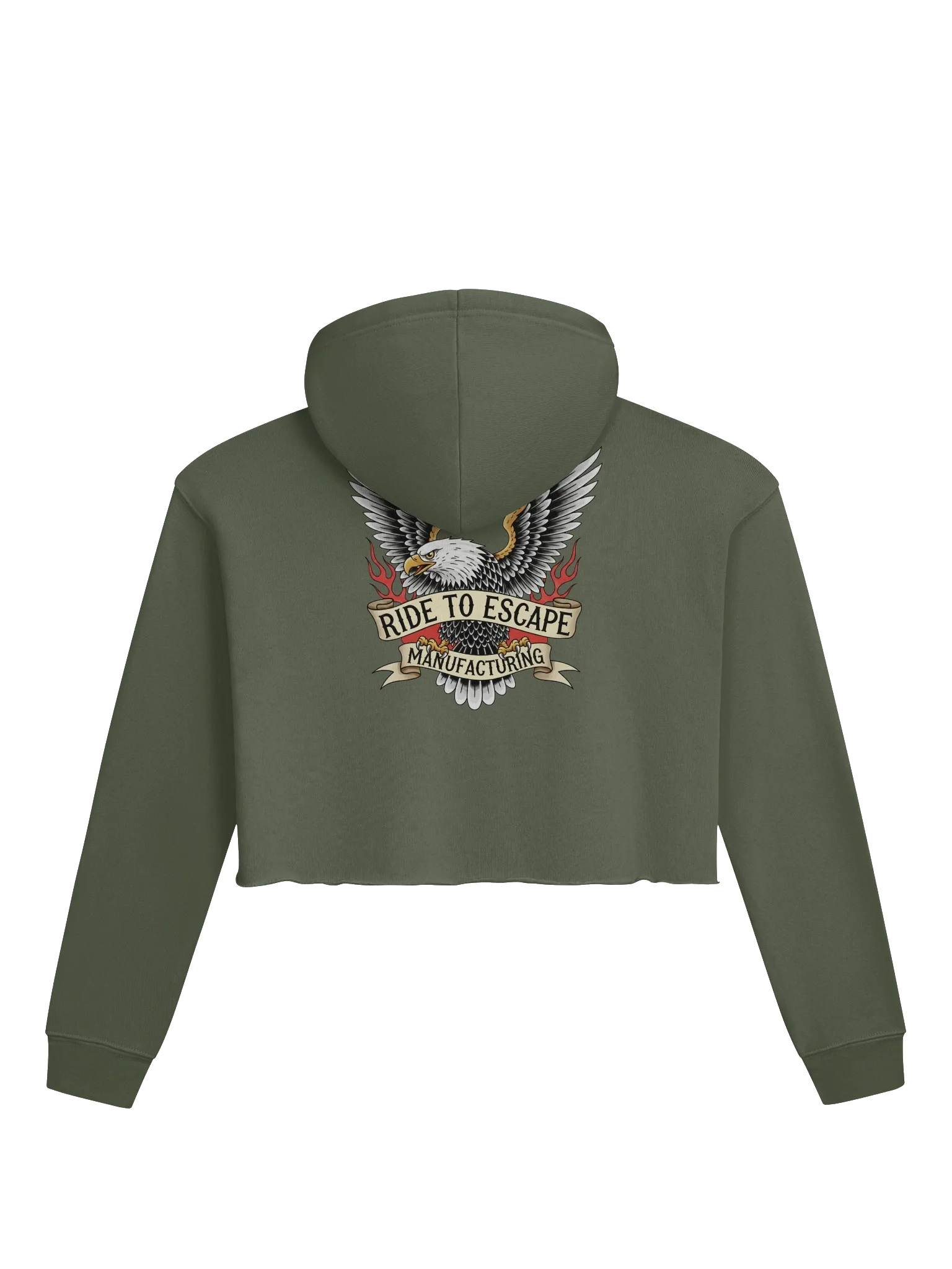 FIRE EAGLE CROP HOODIE product image (2)