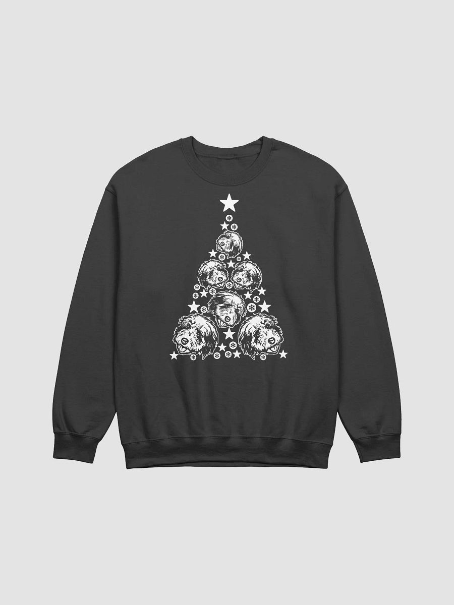 Old English Sheepdog Christmas Tree Sweatshirt Design for Old English Sheepdog Paw-rents product image (3)