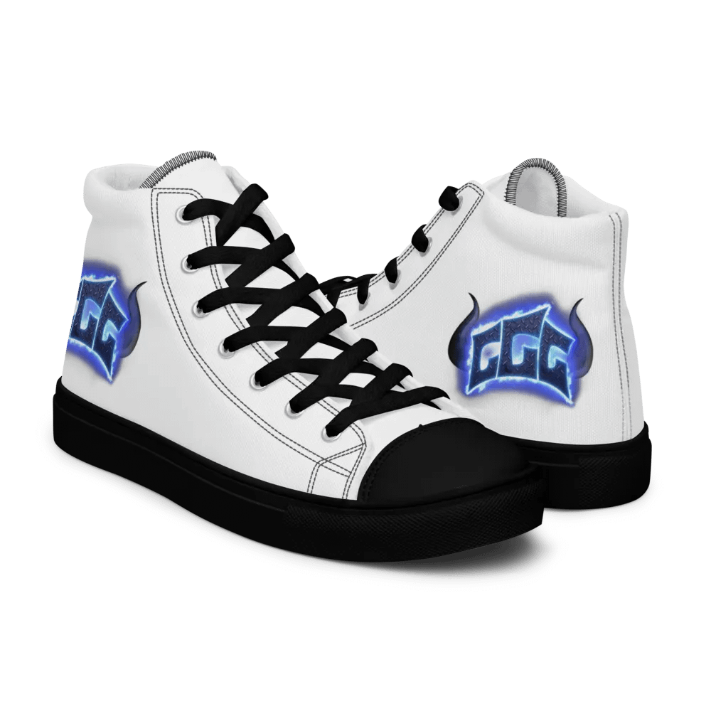 GGG Fire Logo Women's High Top Canvas Shoes product image (9)