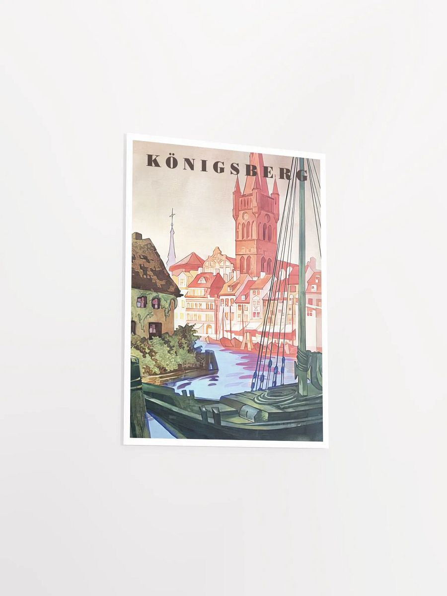 Konigsberg/Königsberg, Prussia, Germany, 1937 — retro vintage travel poster product image (8)