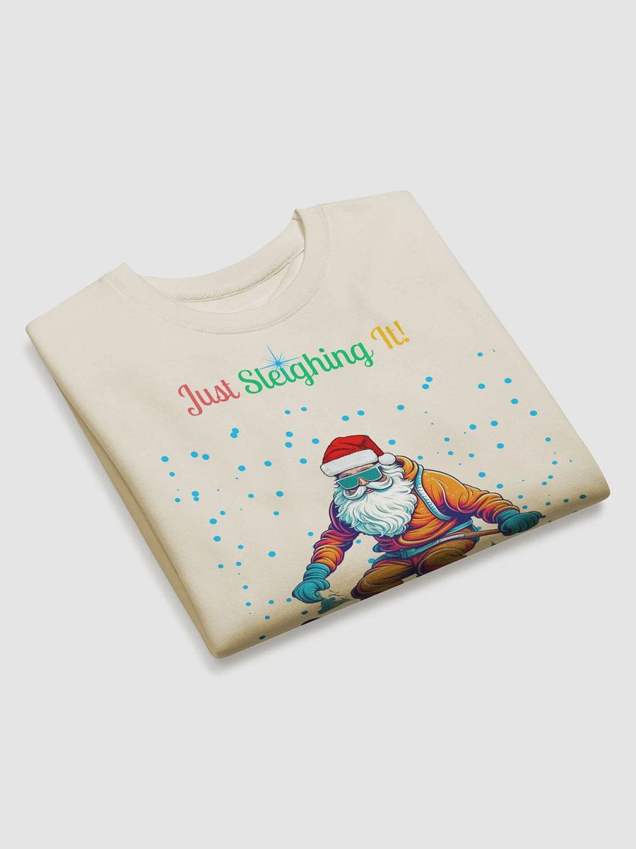 Santa Claus Snowboarding Sweatshirt product image (17)