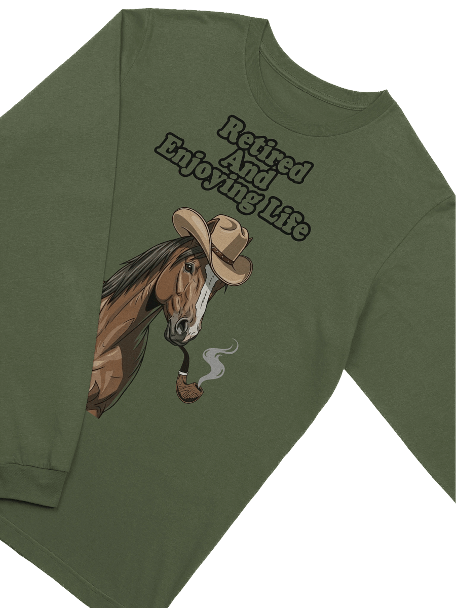 Retired Cowboy Horse Long Sleeve Tee product image (39)