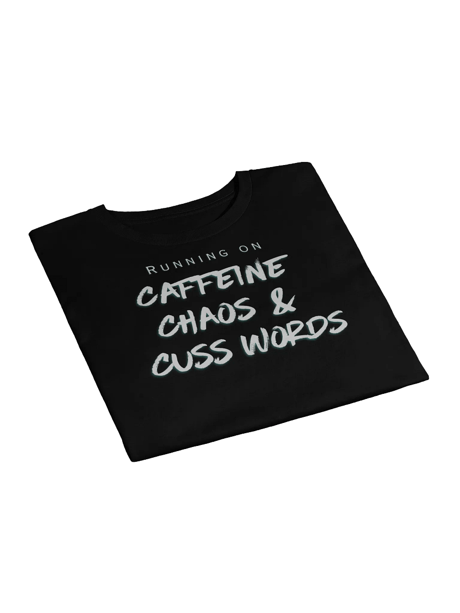 Caffeine Chaos & Cuss Words Crop Top product image (3)
