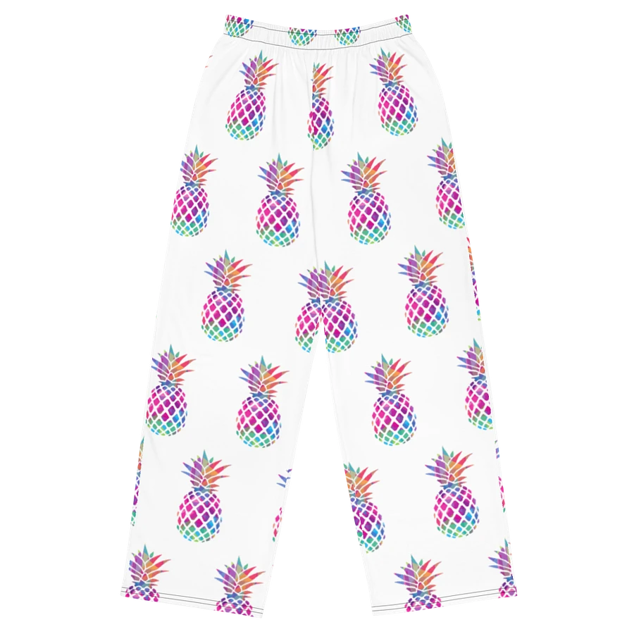 Chromatic Chaotic Pineapple Unisex Wide-Leg Pants product image (2)