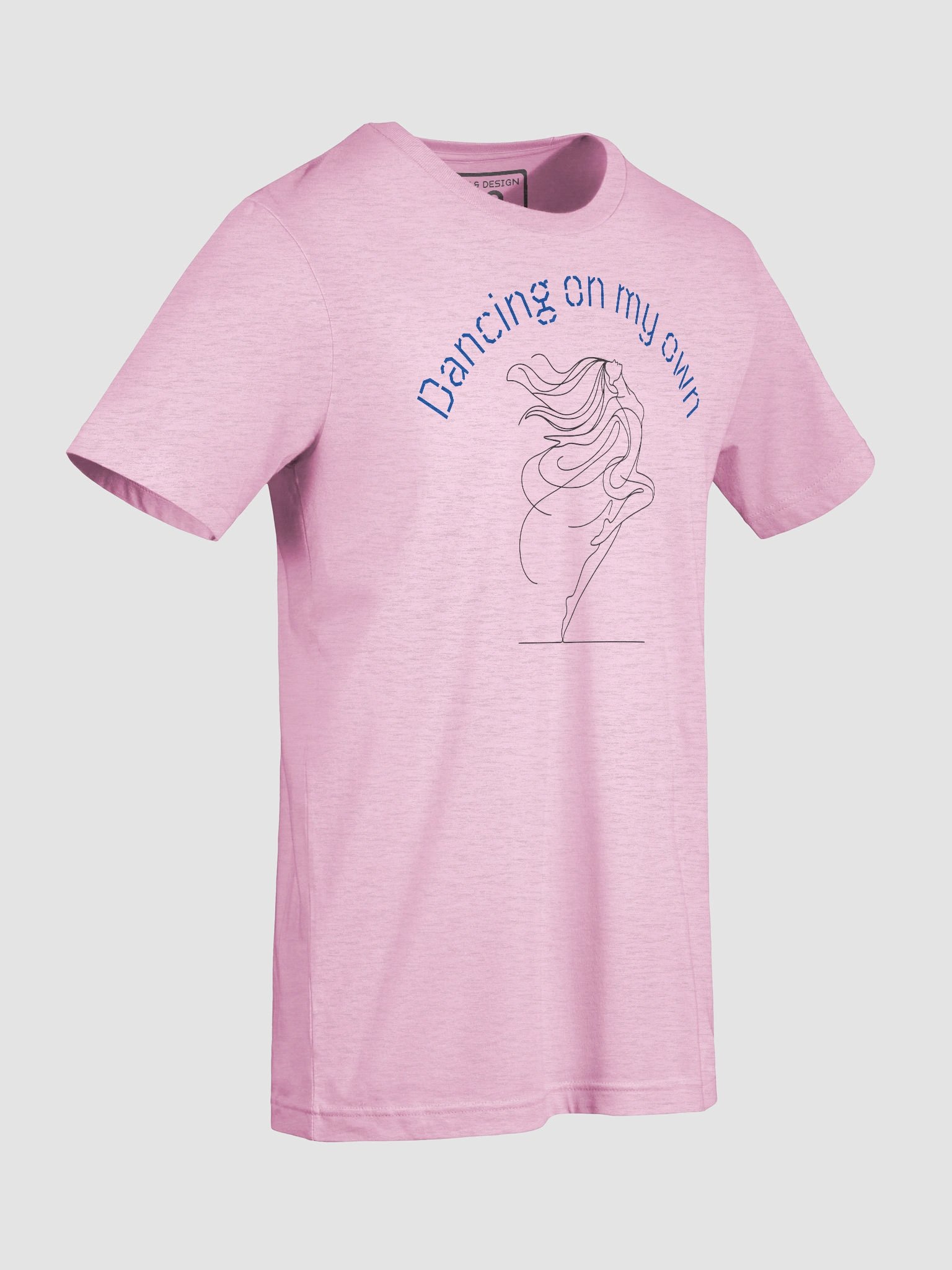 Midnight Ballet Tee - Elegant One Line Graphic Art T-Shirt product image (9)