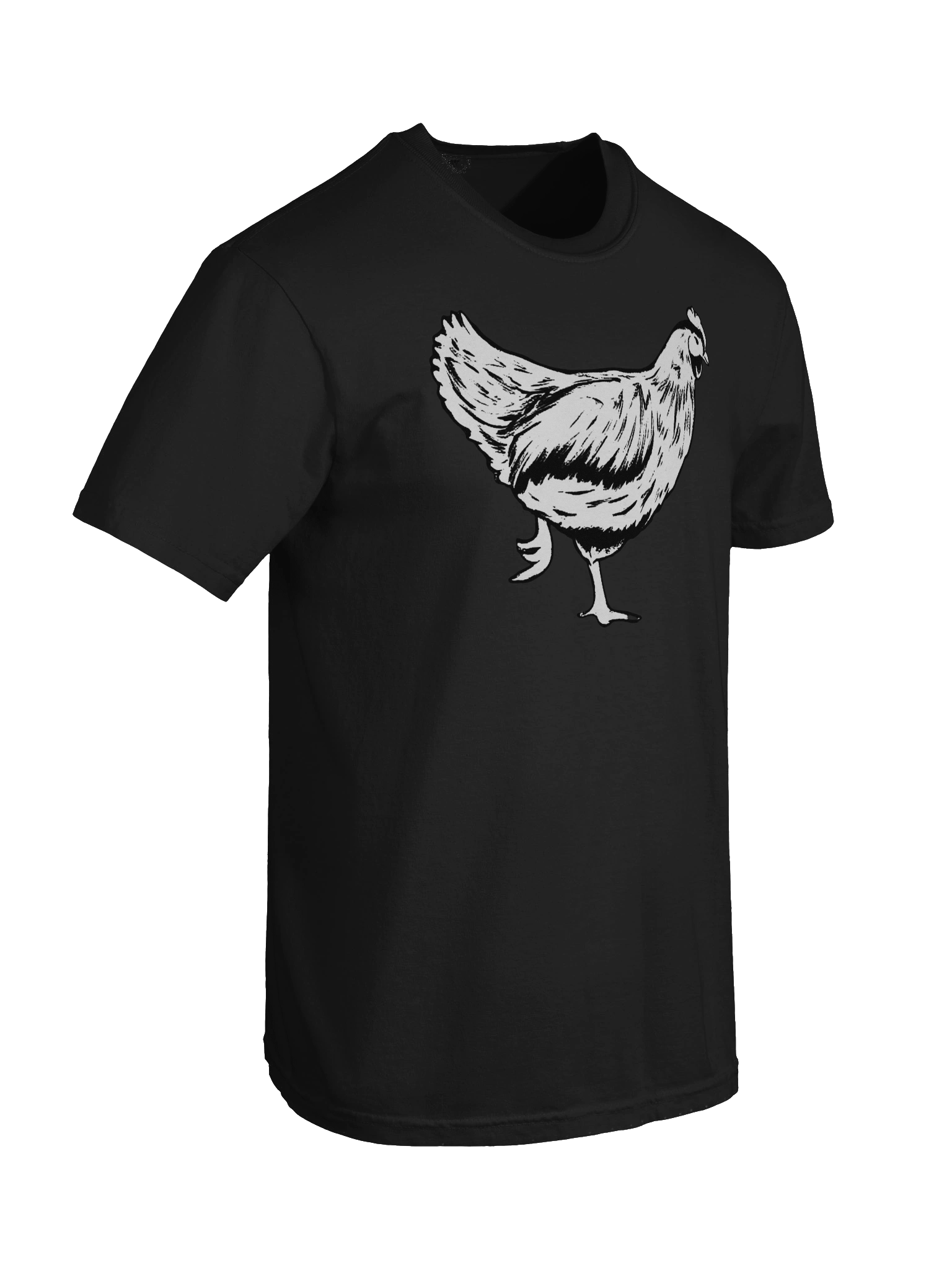 Minimalist Chicken Sketch Comfort Tee product image (103)