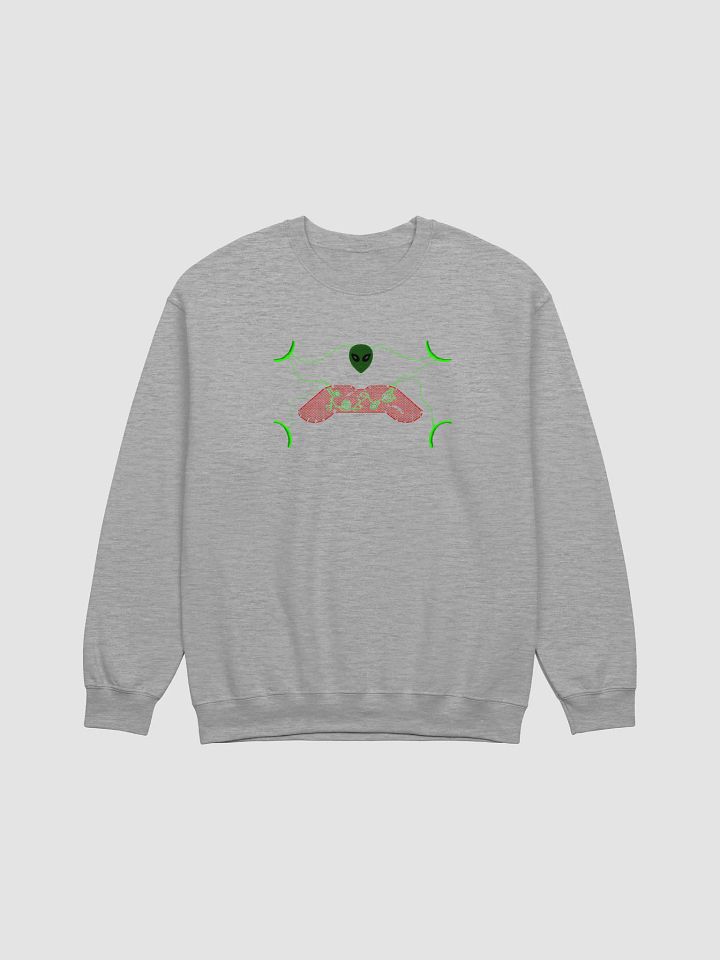 Galactic Gamer Alien Crewneck Sweatshirt product image (1)