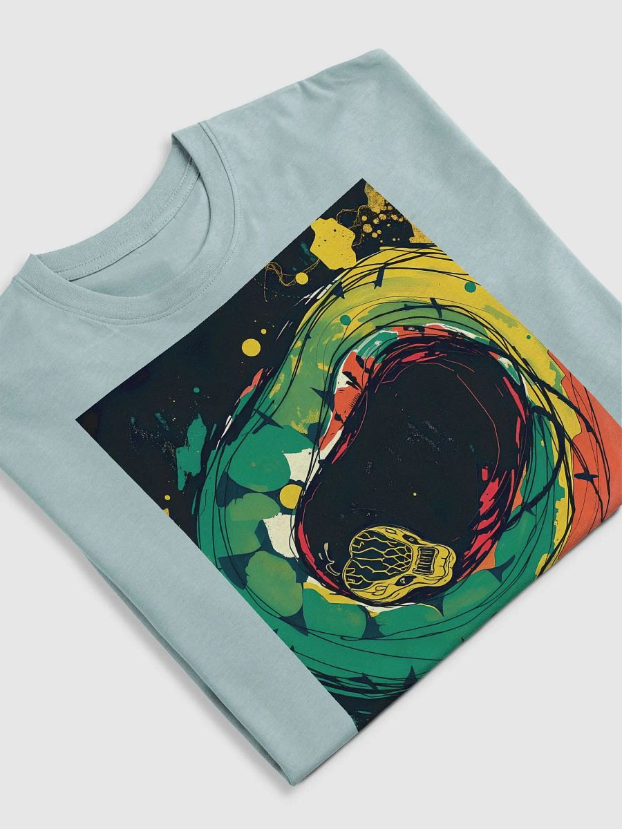 image on both sides, beautiful python Premium Heavyweight Tee product image (5)