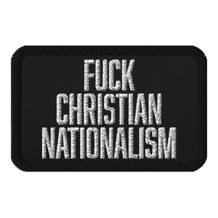 Fuck Christian Nationalism - Patch product image (1)