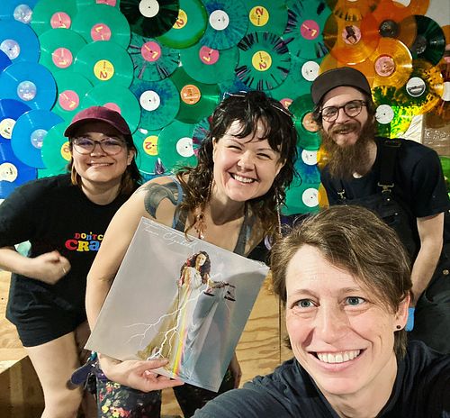 I was just at @pmpvinyl picking up some copies of the new album!!! #newalbum #indiemusic #womeninmusicbusiness #womenownedbus...