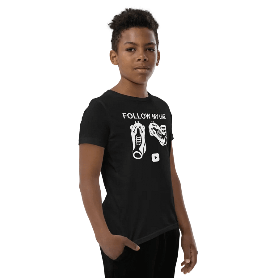 Follow My Line Youth Logo T-Shirt product image (13)