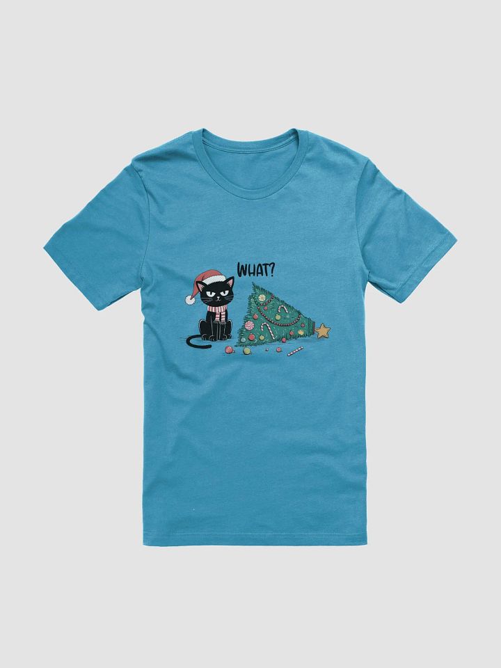 Grumpy Cat Christmas Chaos T-Shirt - Toppled Tree Holiday Design product image (1)