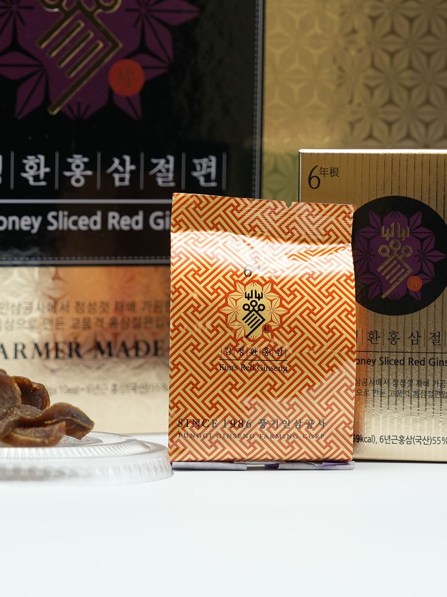 Kim’s Red Ginseng 金正煥蜂蜜紅蔘片（2盒） product image (3)