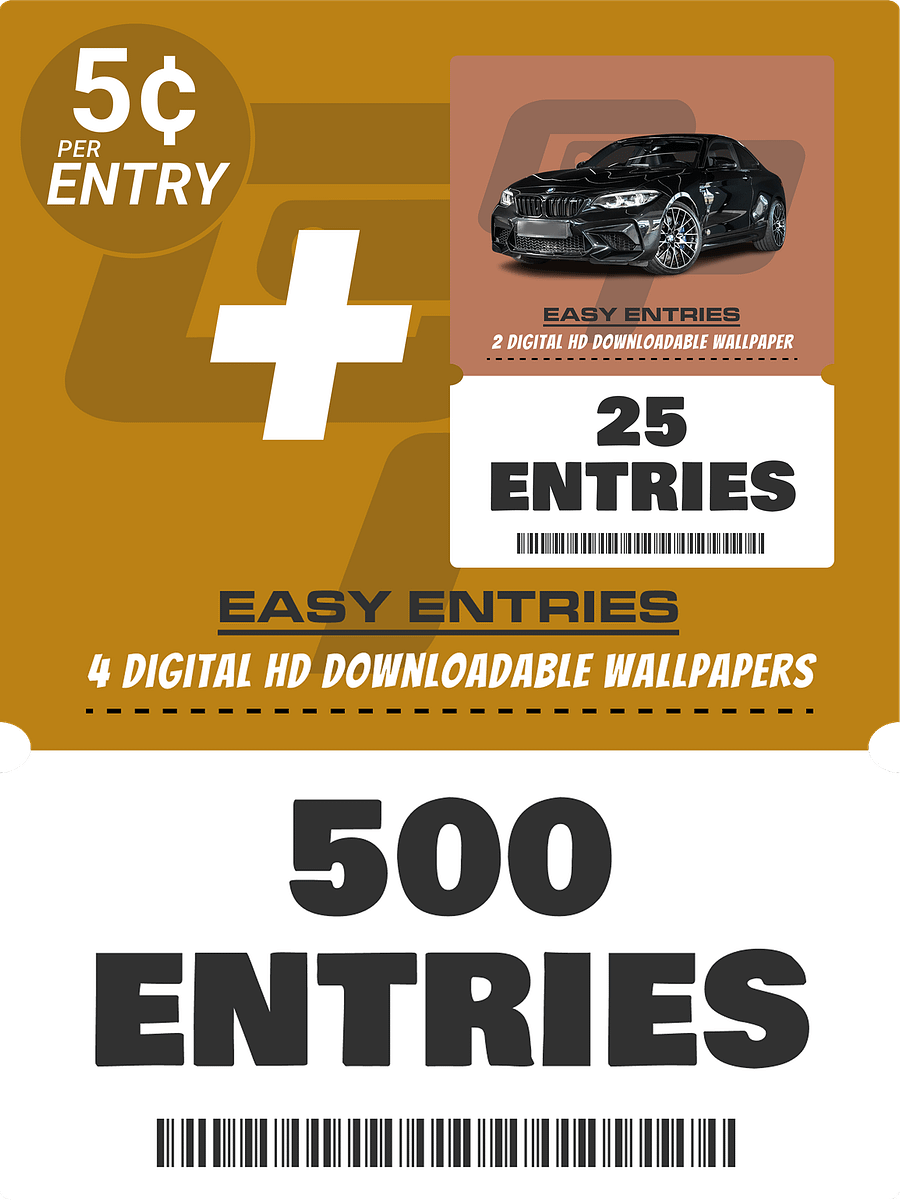 Easy Entry Gold (525 Entries) product image (1)
