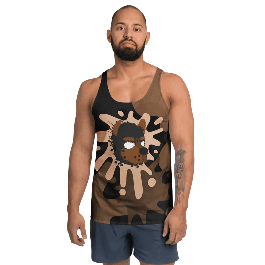 Dark Chaos Splatter Tank - Brown product image (3)