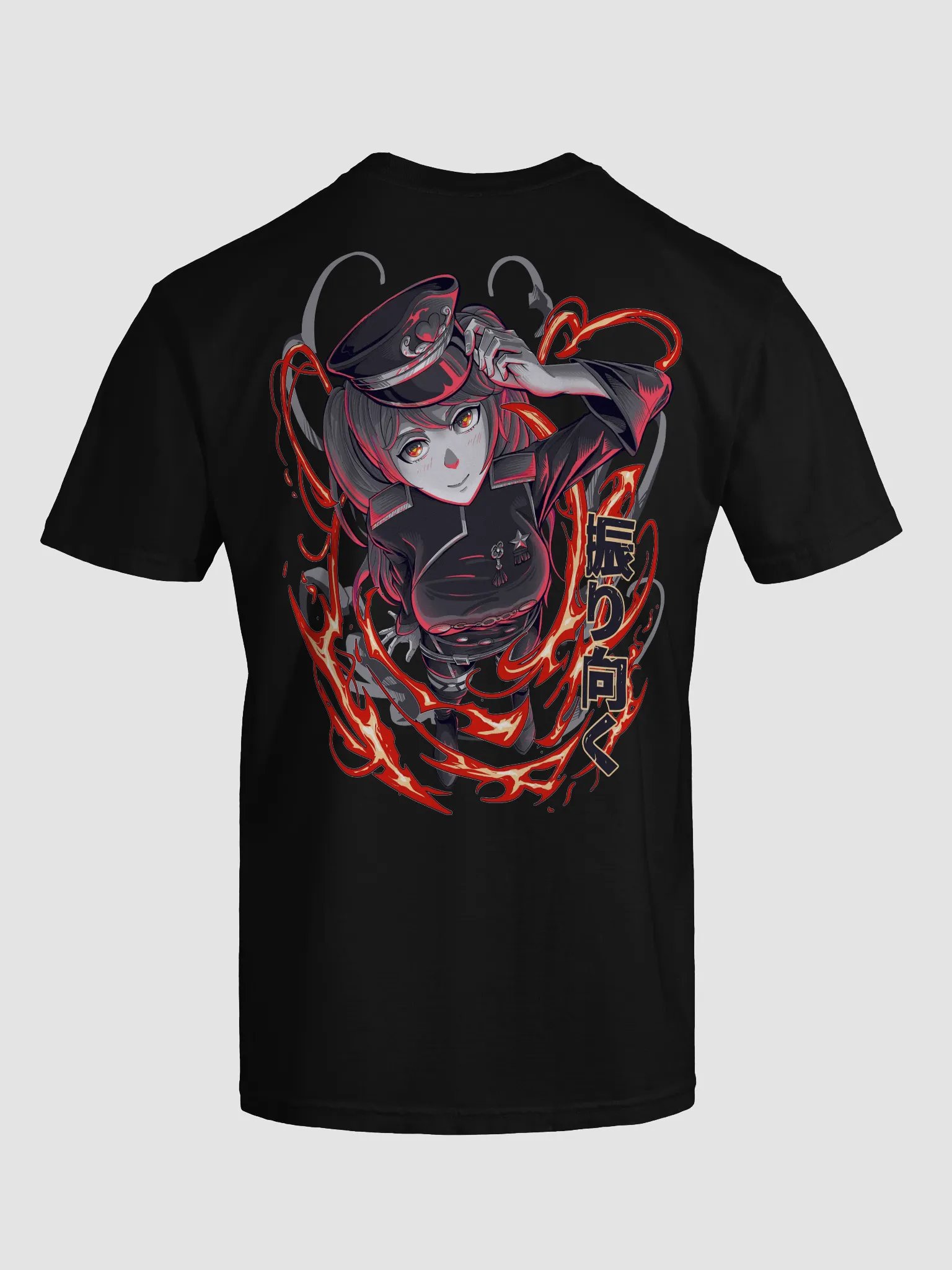 MarryofMilitary Heavyweight T-Shirt Black/White/Red! product image (6)