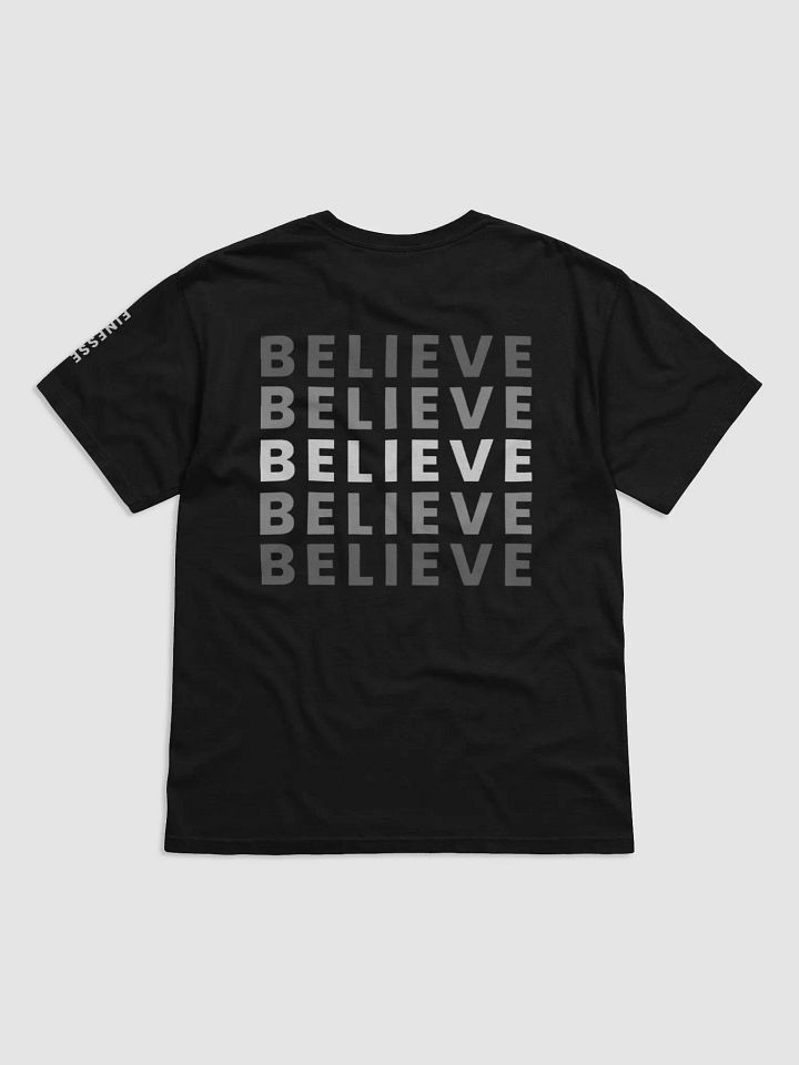 Simple Believe Black T-Shirt product image (2)