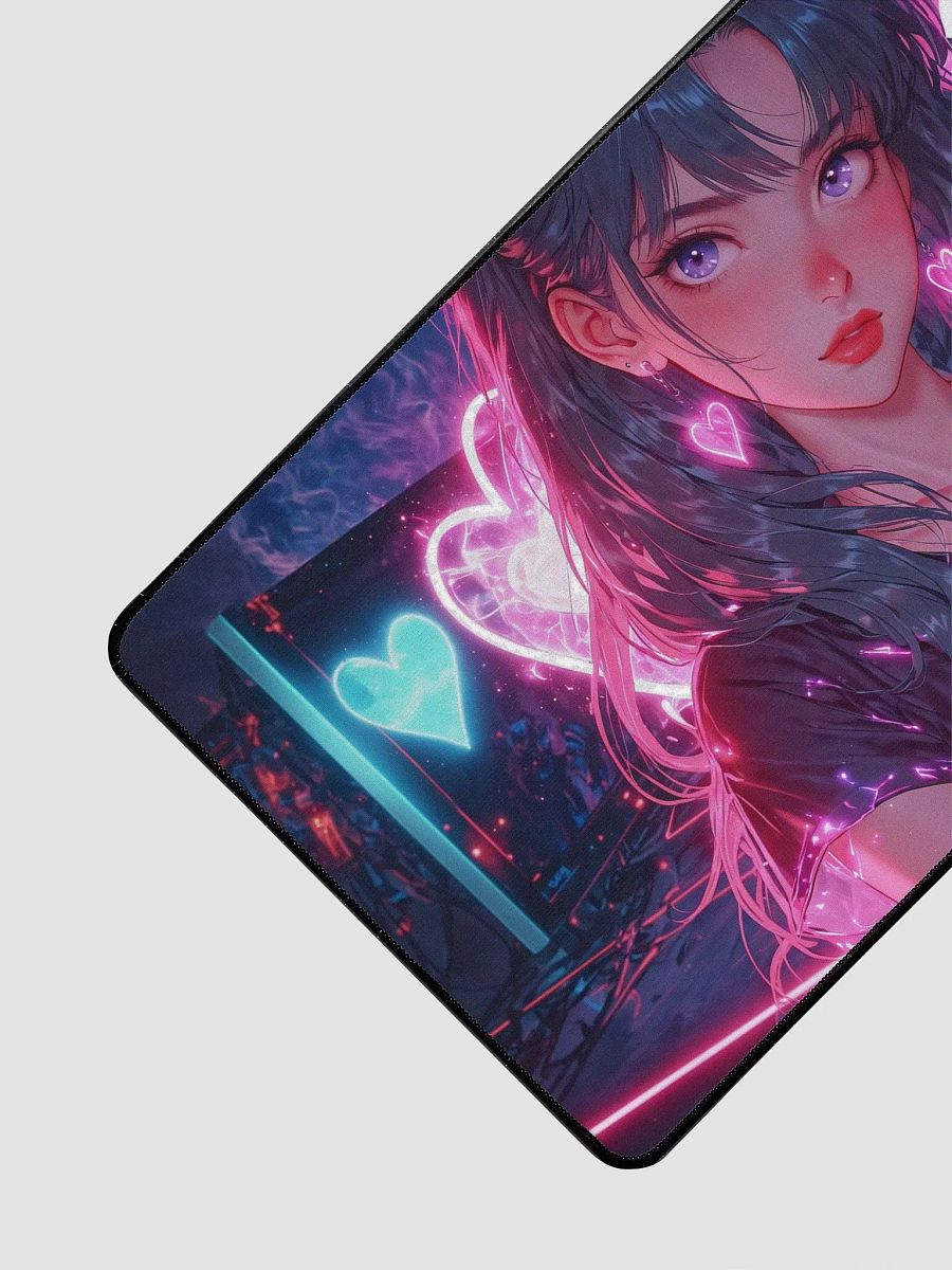 Electric Hearts Desk Mat product image (3)