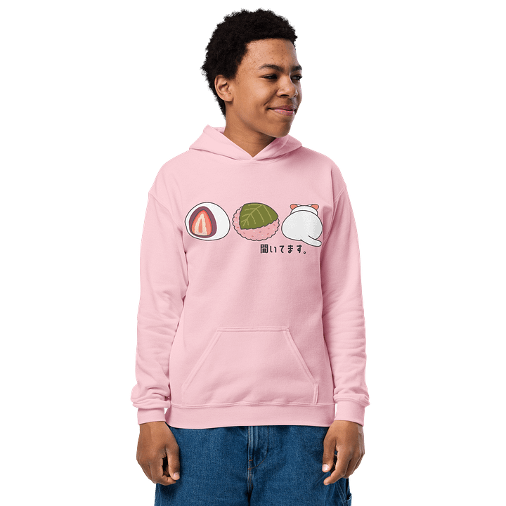 Daifuku Mochi Cat - Unisex Youth Hoodie product image (6)