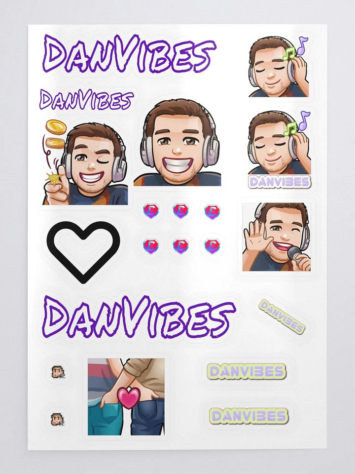 DanVibes - Sticker Sheet product image (1)