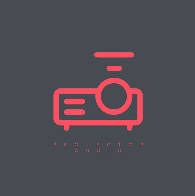 Projector audio