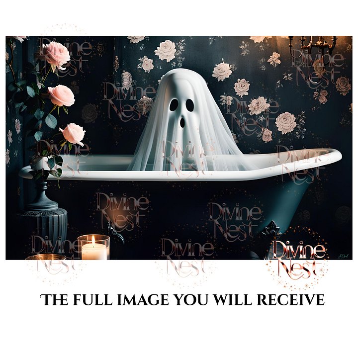 Ghost paining wall art home decor print poster product image (2)