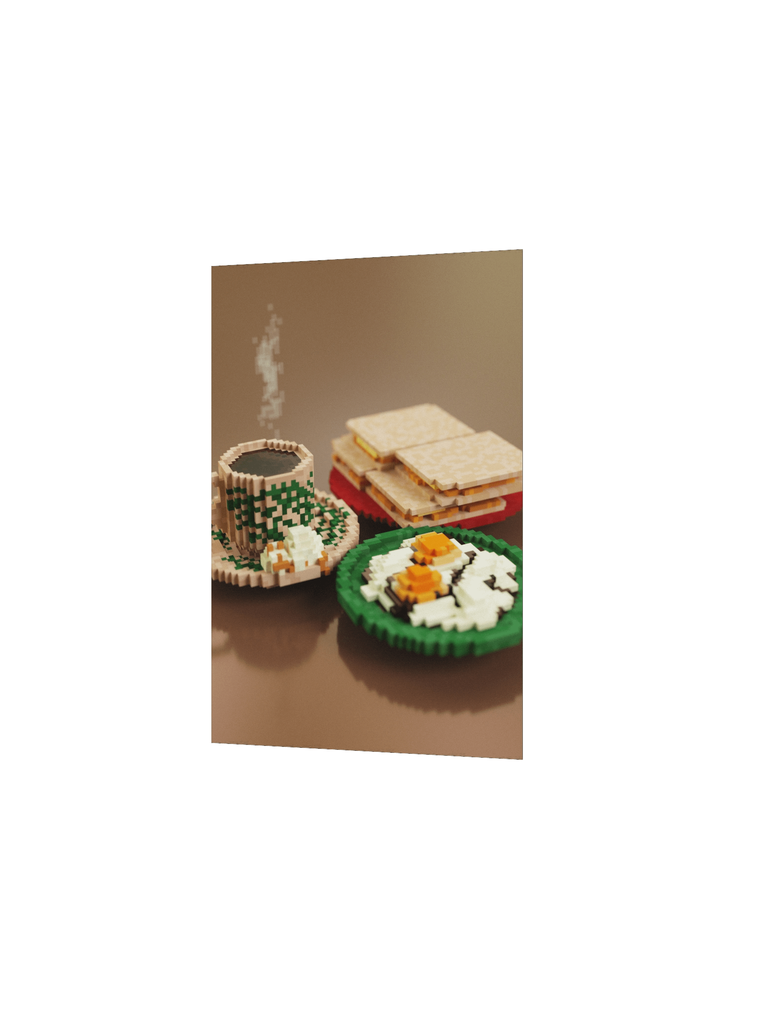 Nostalgic mornings 🌙 art print product image (3)