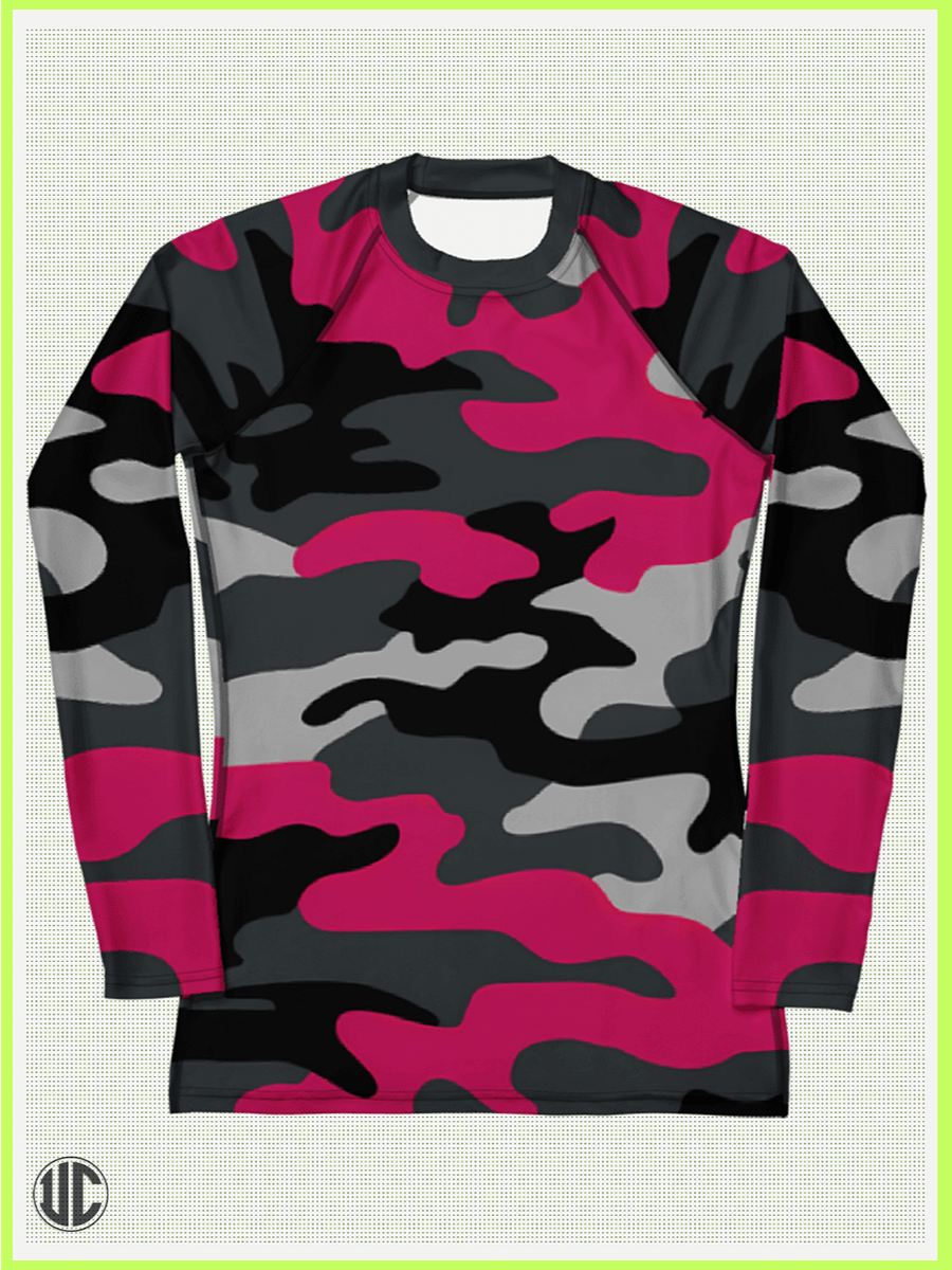 Savage Pink Camo – Women’s Rash Guard product image (5)