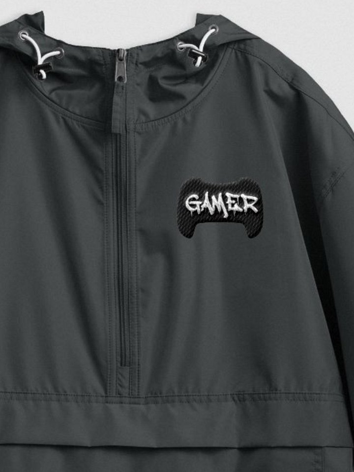 Gamer Controller Embroidered Packable Jacket product image (1)