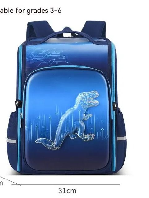Large Capacity Wear-resistant Burden Alleviation Backpack For Boys And Girls product image (4)
