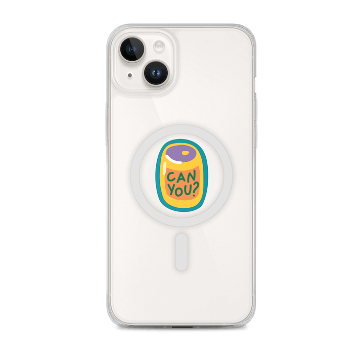 Mystic Can You? iPhone® MagSafe® Clear Case product image (1)