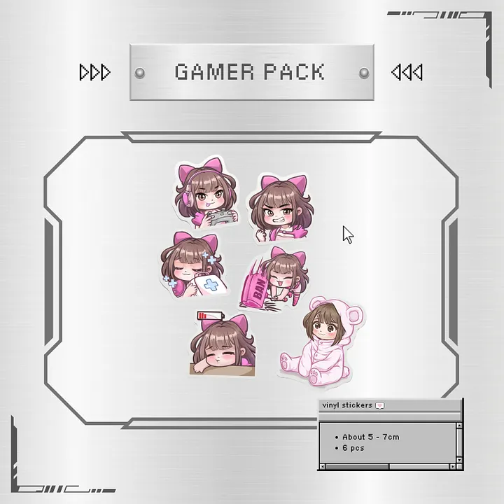STICKERS - GAMER PACK product image (1)
