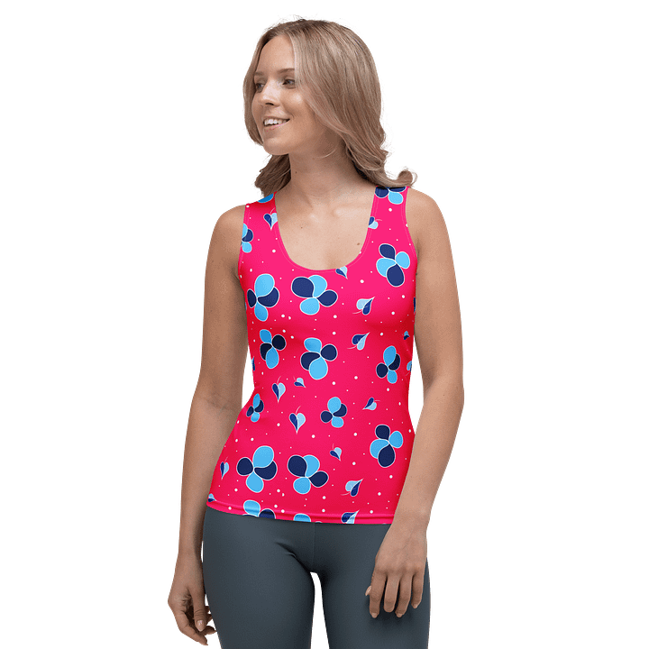 Blue Floral Fantasy Women's Tank Top product image (1)